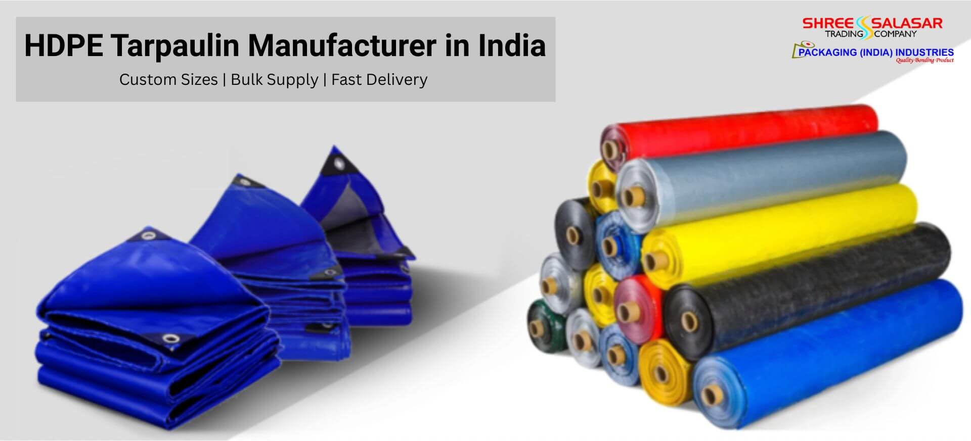 HDPE Tarpaulin Manufacturer in India – Custom Sizes | Bulk Supply | Fast Delivery